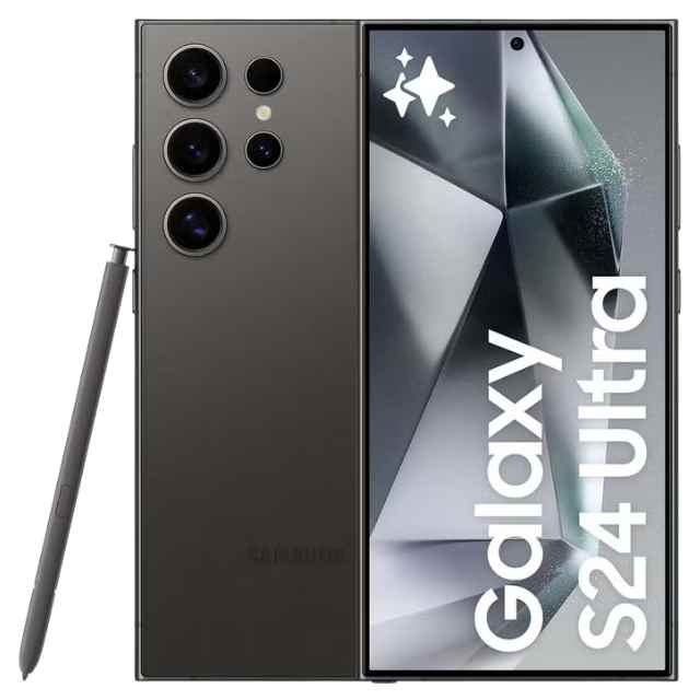 Galaxy S24 Ultra 5G Dual SIM Titanium Black 12GB RAM 256GB - Middle East Version