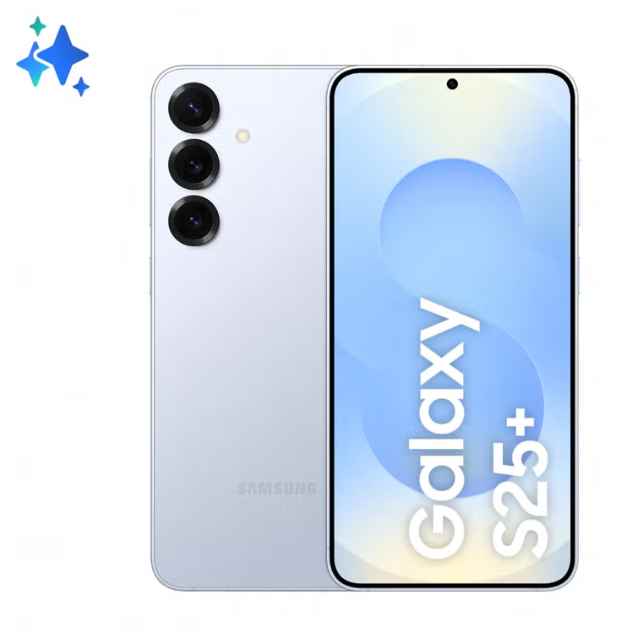Galaxy S25 Plus AI Dual SIM Icyblue 12GB RAM 256GB 5G - Middle East Version