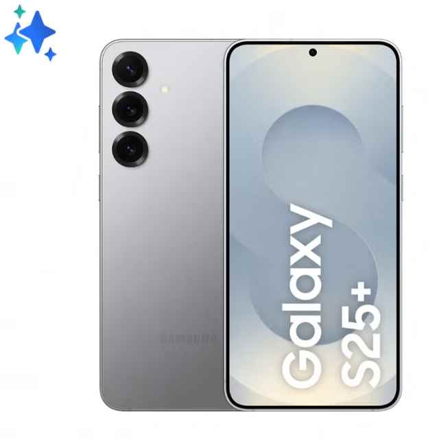 Galaxy S25 Plus AI Dual SIM Silver Shadow 12GB RAM 512GB 5G - Middle East Version