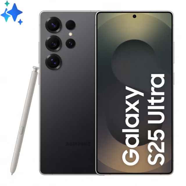 Galaxy S25 Ultra AI Dual SIM Titanium Black 12GB RAM 512GB 5G - Middle East Version
