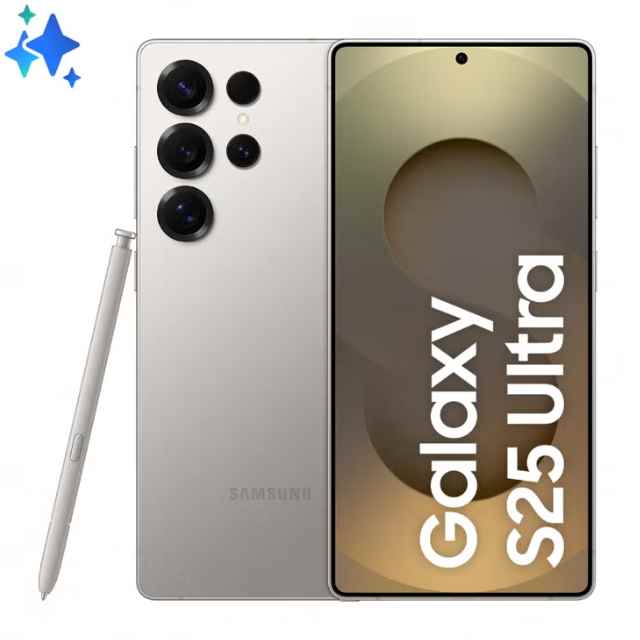 Galaxy S25 Ultra AI Dual SIM Titanium Grey 12GB RAM 512GB 5G - Middle East Version