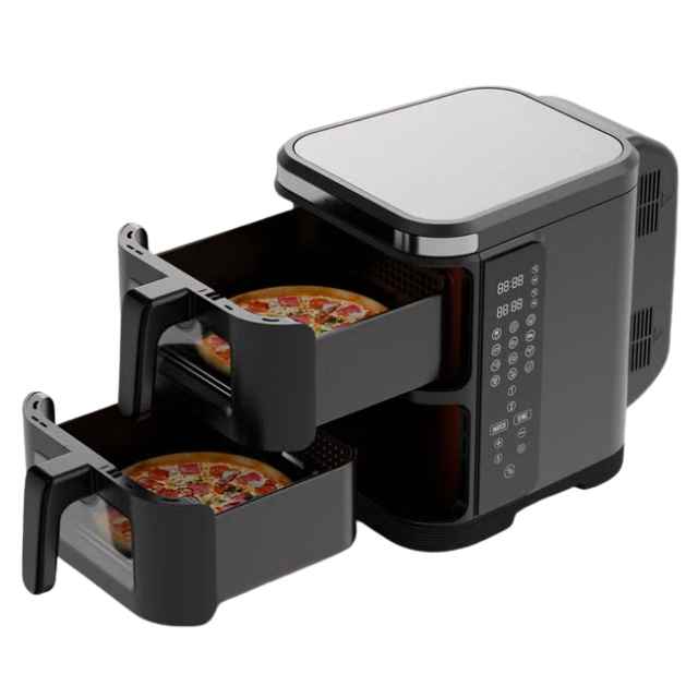 11L Air Fryer Double Stack 5.5L+5.5L Capacity 2800W with Info Display & Touch Panel (2)