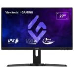 27 Inch FHD IPS Gaming Monitor with 180Hz, 1ms, Height Adjustment, AMD Free Sync, sRGB104%, HDR10, Bezel-Less, Eye Care, Wall Mount, Game Mode, HDMI, DP, VGA, XG2709 Black