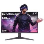 27 UltraGear™ FHD 180Hz Gaming Monitor, 1ms MBR, HDR 10, AMD FreeSync™, Dynamic Action Sync, 16_9 Aspect Ratio Black
