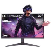27 UltraGear™ FHD 180Hz Gaming Monitor, 1ms MBR, HDR 10, AMD FreeSync™, Dynamic Action Sync, 16_9 Aspect Ratio Black