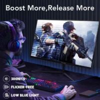 27_ Inch Flat Screen (1920x1080) FHD (1080P) Gaming InnJoo Monitor IPS with LED Display Type, 165Hz Refresh Rate, 0.5ms Response Time, x1 HDMI, AMD FreeSync - T271 _ Black (2)