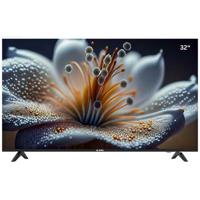 32 Inch Edgeless Android 14 Smart TV with Netflix, Youtube, Prime Video -SLED32EAJ