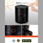 Air Fryer 4 L Pot_ Non-Stick Coating with Vortex Frying Technology (4)