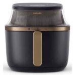 Airfryer L - See-through Cooking Window, 16 Cooking Functions, Touchscreen, Rapid Air Plus Technology, 4.2 L 1400 W NA322_09 Black