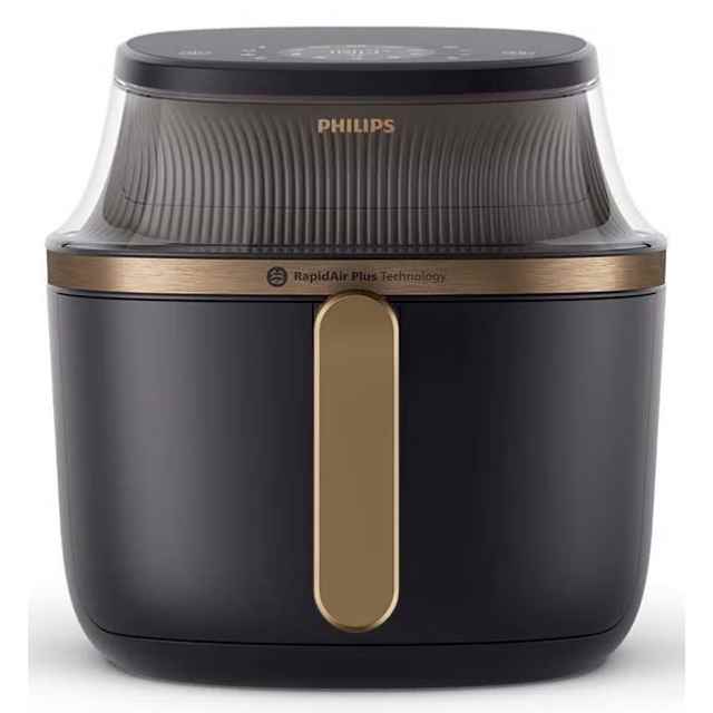 Airfryer L - See-through Cooking Window, 16 Cooking Functions, Touchscreen, Rapid Air Plus Technology, 4.2 L 1400 W NA322_09 Black