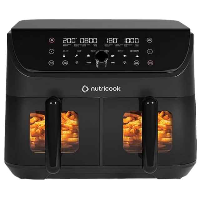 Digital Air Fryer Duo Vision,8.5L Capacity with Clear Window