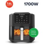 Digital Slim Air Fryer XL,7.6L Capacity with Clear Window