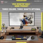 G52 82 Keys Wired Gaming Keyboard, Mechanical Keyboard Brown Switch RGB Backlit Suitable For Computer_Ps4_Xbox Gamers (4)