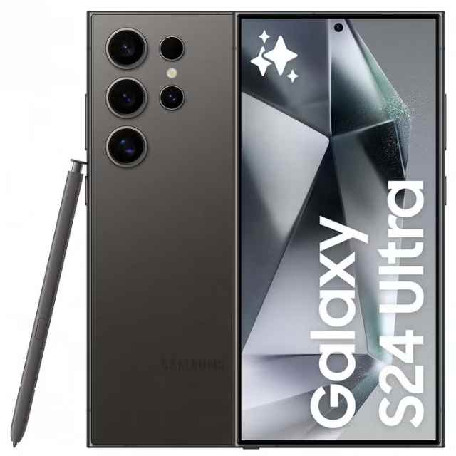 Galaxy S24 Ultra 5G Dual SIM Titanium Black 12GB RAM 512GB - Middle East Version
