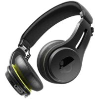 Icon ANC On-Ear Active Noise Cancelling Wireless Bluetooth Headphones, 60 Hr Battery, Microphone, Works with iPhone Android Black