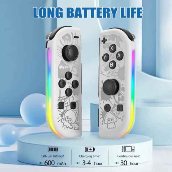 Joy Cons Wireless Controller for Nintendo Switch, L_R Controllers Replacement Compatible with Nintendo Switch_Lite_OLED, Joystick with Wake-up_Screenshot_Dual Vibration_Motion Control Function (2)