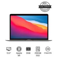 Mac book Air MGN63 13_ Display, Apple M1 Chip With 8-Core Processor and 7-Core Graphics _ 8GB RAM _ 256GB SSD_ English Keyboard(International version) English Space Grey