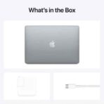 Mac book Air MGN63 13_ Display, Apple M1 Chip With 8-Core Processor and 7-Core Graphics _ 8GB RAM _ 256GB SSD_ English Keyboard(International version) English Space Grey (4)