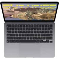 MacBook Air MC7U4 13.6-Inch Display, Apple M2 chip with 8-core CPU and 8-core GPU Processor_16GB RAM_256GB SSD_macOS English_Arabic Space Grey (2)