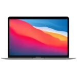 MacBook Air MGN63 With 13-Inch Display, M1 Chip With 8-Core Processor And 7-Core Graphics_8GB RAM DDR4_256GB SSD_English Arabic Keyboard English_Arabic Space Grey