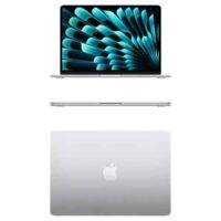 New 2025 MacBook Air MW0W3 13-Inch Display, Apple M4 Chip 10-Core CPU 8-Core GPU Processor_16GB RAM_256GB SSD_macOS English_Arabic Silver (2)