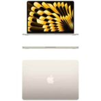 New 2025 MacBook Air MW103 13-Inch Display, Apple M4 Chip 10-Core CPU 10-Core GPU Processor_16GB RAM_512GB SSD_macOS English_Arabic Starlight (2)
