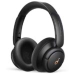 Q30 Hybrid Active Noise Cancelling Headphones with Multiple Modes, Hi-Res Sound, 50H Playtime, Fast Charge, Soft Earcups, Bluetooth Headphones, Travel Black