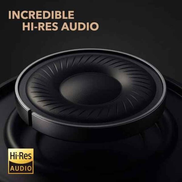 Q30 Hybrid Active Noise Cancelling Headphones with Multiple Modes, Hi-Res Sound, 50H Playtime, Fast Charge, Soft Earcups, Bluetooth Headphones, Travel Black (2)