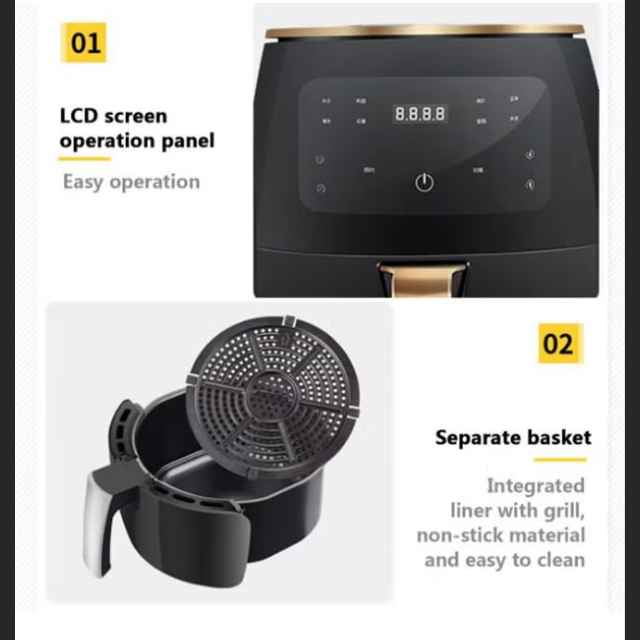 Smart Air Fryer - 4.5L Large Capacity (4)