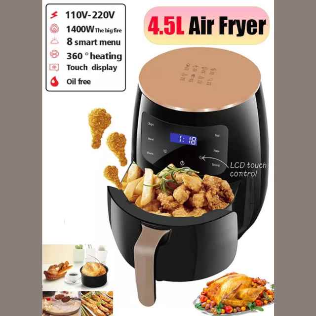 Smart Air Fryer - 4.5L Large Capacity
