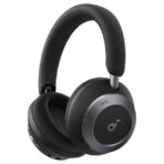 Space One Pro by Anker, Adaptive Active Noise Cancelling Headphones, Super Foldable Design, 60H Lossless Audio, Ultra-Fast Charging, Hi-Res Wireless Audio with LDAC, Comfortable Fit Black