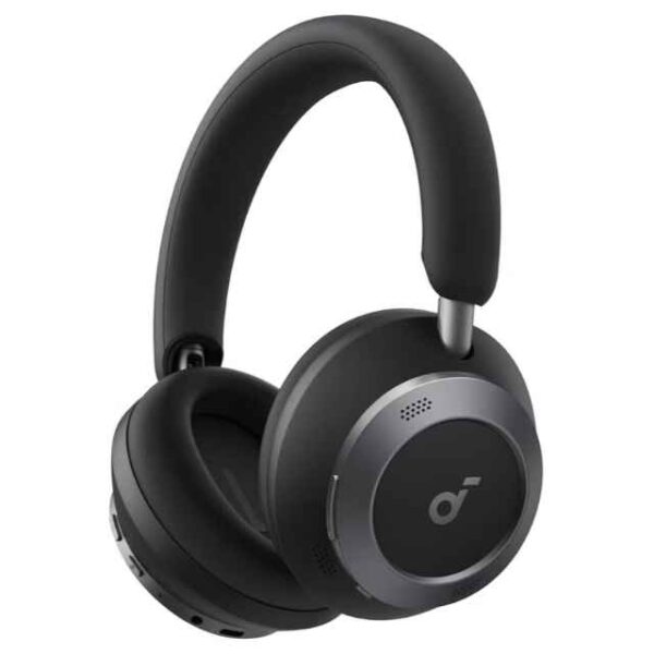 Space One Pro by Anker, Adaptive Active Noise Cancelling Headphones, Super Foldable Design, 60H Lossless Audio, Ultra-Fast Charging, Hi-Res Wireless Audio with LDAC, Comfortable Fit Black
