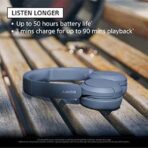 WH-CH520 Wireless Bluetooth On Ear With Mic For Phone Call Black (4)