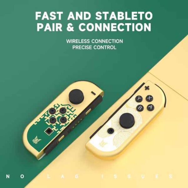 Wireless Controller for Nintendo Switch, L_R Controllers Replacement Compatible with Nintendo Switch_Lite_OLED, Joystick with Wake-up_Screenshot_Dual Vibration_Motion Control Function (2)