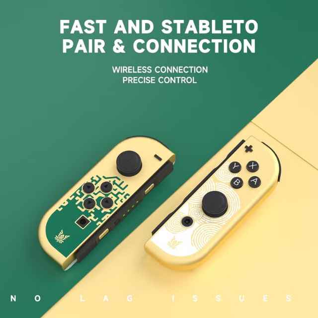 Wireless Controller for Nintendo Switch, L_R Controllers Replacement Compatible with Nintendo Switch_Lite_OLED, Joystick with Wake-up_Screenshot_Dual Vibration_Motion Control Function (2)