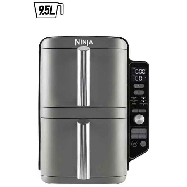Double Stack XL Air Fryer, Vertical Dual Drawer Air Fryer With 4 Cooking Layers