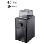 Electric Coffee Grinder With Fineness Selector , Burr Grinding System , 12 Cups Capacity 110 W KG79 Black