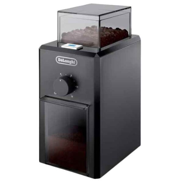 Electric Coffee Grinder With Fineness Selector , Burr Grinding System , 12 Cups Capacity 110 W KG79 Black (2)