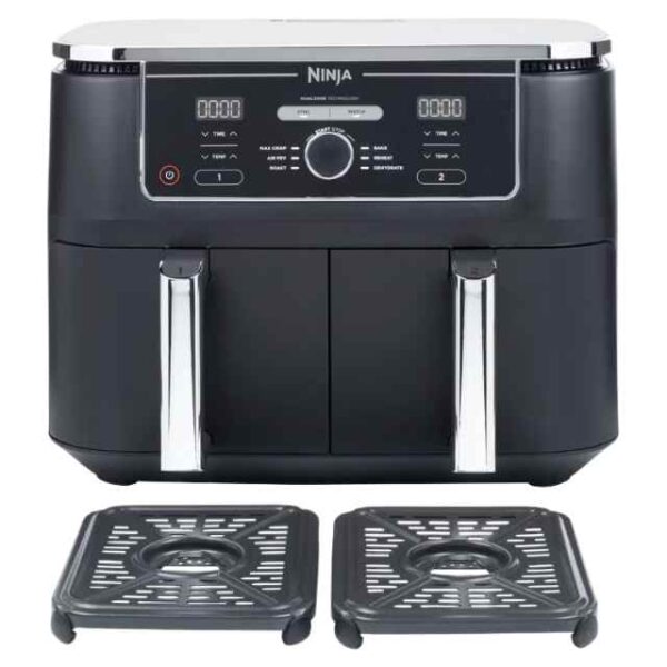 Foodi MAX Dual Zone Digital Air Fryer, 2 Drawers, 9.5L, 6-In-1