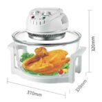 Healthy Kitchen Turbo Air Fryer, 12L 1300W Oilless Air Fryer Easy Operation (3)