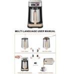 Istanbuli Premium Stainless Steel Turkish Coffee Maker 700w with Dual Brewing Modes – Variable Frequency & Low Heat Brewing (4)