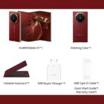 Mate XT Ultimate Design Triple Fold Dual SIM Red 16GB RAM 512GB With Gifts - Middle East Version (4)