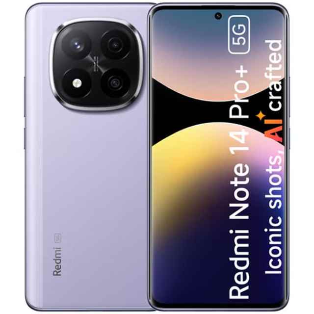 Redmi Note 14 Pro+ 5G Lavender Purple 12GB RAM 512GB - Global Version Redmi Note 14 Pro+ 5G Lavender Purple 12GB RAM 512GB - Global Version